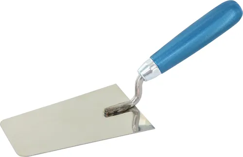 Berner Putzkelle Edelstahl mit runden Ecken 140 mm Maurerkelle Kelle Trapezkelle