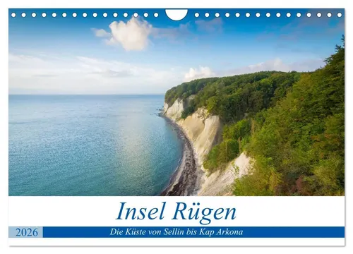 Martin Wasilewski | Insel Rügen - Die Küste von Sellin bis Kap Arkona - Kalender 2025 mit 14 Seiten, präsentiert die schönsten Küstenansichten der Ostküste Rügens. Ideal für Kunstliebhaber und Reisefans, bringt er die Schönheit Deutschlands direkt nach Hause.