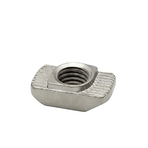 KLAK 45 Edelstahl Hammermutter M8 für Aluprofil 45-er - 100 Stück - Praktische 100er-Packung Edelstahl Hammermuttern für Aluprofil 45x45. Ideal für stabile Verbindungen in Konstruktionen. Hohe Qualität für langlebige Anwendungen.