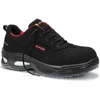 Elten Sicherheitshalbschuh Owen Black Low ESD S2 Gr. 41 - Arbeitsschuhe & Zubehör - Atmungsaktiver Sicherheitshalbschuh mit ESD-Funktion, ideal für den Einsatz in sensiblen Bereichen und umweltfreundlich durch recycelte Materialien.
