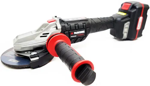 PARKSIDE PERFORMANCE® Akku-Winkelschleifer 20V, PWSAP 20-Li F6 inkl. Akku (4Ah), Zollstock und Ladegerät (4,5A)