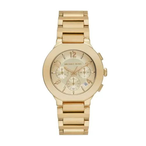Michael Kors Damen-Uhren Analog Quarz One Size, Gold 32029929 - Elegante Armbanduhr für Damen mit hochwertigem Quarzwerk, ideal für jeden Anlass und ein perfektes Geschenk.