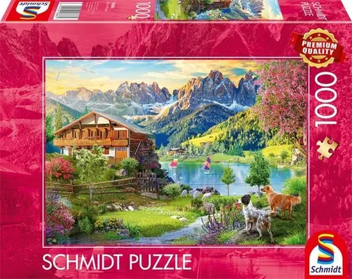 Schmidt Spiele Puzzle Erholung in den Dolomiten 1000 Teile von Schmidt Spiele
