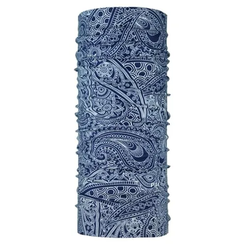 P.A.C. Original Arwana Dark Blue Multifunktionstuch - nahtloses Mikrofaser Halstuch, Unisex, 10 Tragemöglichkeiten