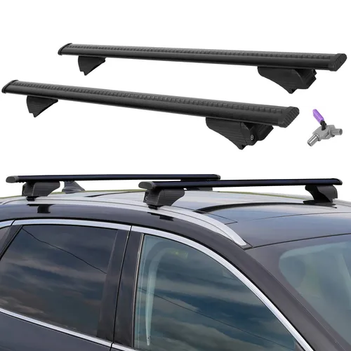 Querträger Dachträger Grundträger mit Schloss für Kia Sportage 5 NQ5 PHEV in Sch
