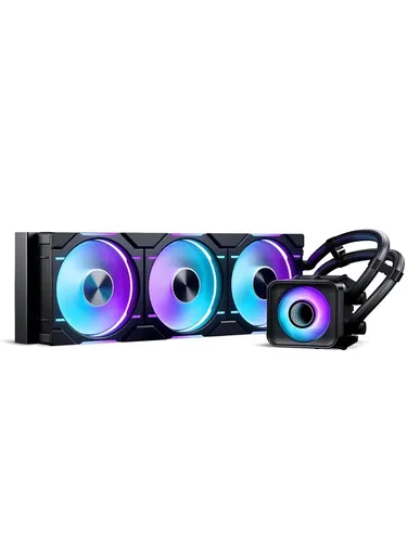 PHANTEKS Glacier One 360D30 X2 DRGB - Hochleistungs-AiO-Wasserkühler - Wasserkühlung mit D30-Lüftern für effiziente Kühlung und perfektes Kabelmanagement. Ideal für High-End-CPUs, unterstützt Intel und AMD Sockel, mit beeindruckender D-RGB-Beleuchtung.