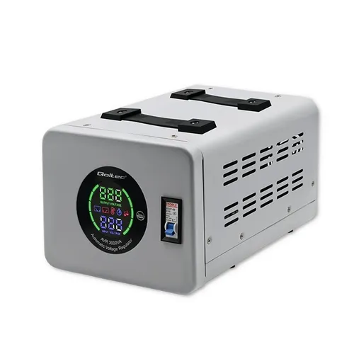 Qoltec 50725 Automatischer Spannungskonstanthalter AVR 3000VA Qolt 5901878507255