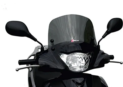 FACO Windschild Fum dunkel für Honda SHi 125-150 - Dunkelgraues Windschild, optimiert für Honda SHi 125-150 (2009-2012), bietet optimalen Windschutz und erhöht den Fahrkomfort.