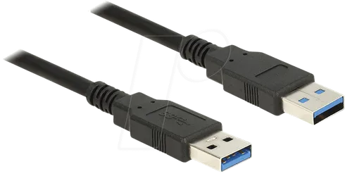 DELOCK 85061 - USB 5 Gb/s Kabel, A Stecker auf A Stecker, 1,5 m