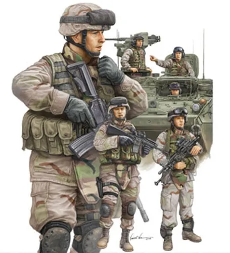 Trumpeter 750424 1/35 Moderne US-Army, Infante