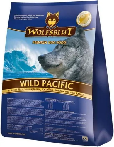 Wolfsblut Wild Pacific Hundefutter - 12,5 kg Seefisch, getreidefrei - Hundefutter ohne Getreide, ideal für Allergiker. Hauptbestandteil Seefisch von nachhaltigem Fang, angereichert mit Superfoods für optimale Gesundheit.