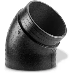 Zehnder ComfoPipe Compact Bogen 45 Grad DN 160 - Klimazubehör für effiziente Luftführung, selbsttragendes Rohrsystem mit einfacher Montage und hohen Wärmedämmeigenschaften.