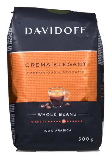 Davidoff Espresso 57 Intense Kaffeebohne 500 g - Kaffee, intensiver Geschmack für Espresso-Liebhaber, 100% Arabica-Bohnen für ein vollmundiges Aroma.