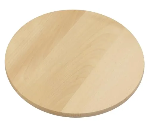 Holzbrett rund fi 20cm PIZZY Käse Snacks Buche