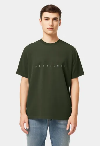 Jack & Jones Junior Rundhalsshirt JJESTAR lässig, weich, atmungsaktiv, stylisch bedruckt, casual, relaxed fit, Rundhals