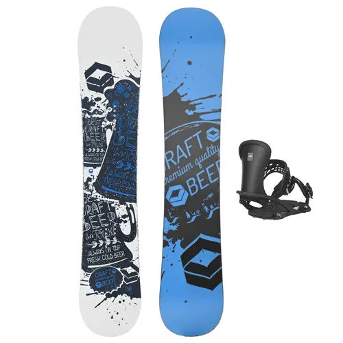 FTWO Snowboard TNT Blau 143cm mit Pipe Bindung in blau von FTWO