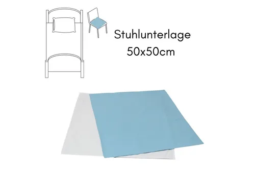 SENIORI Inkontinenzunterlage WASCHBAR wasserdicht Matratzenauflage für Bett Stuhl Hygieneunterlagen Bettschutzeinlagen (Grün, 50x50cm für Stuhl)