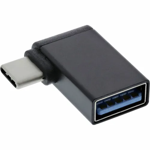 InLine® USB 3.1 Adapter OTG Typ C™ Stecker zu A Buchse 90° gewinkelt (Gen.1)