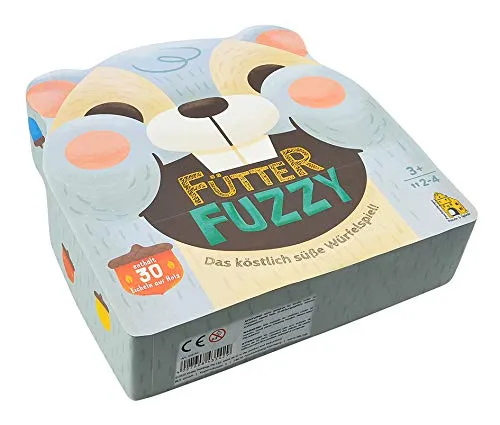 Fütter Fuzzy - Das spannende süße Würfelspiel für Kinder - Fördert die Motorik und Farbzuordnung. Ideal für Kinder im Alter von 5-7 Jahren. Neu und in Originalverpackung.