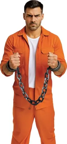 FIESTAS GUIRCA Garland Handcuffs Prisoner Grey 26094
