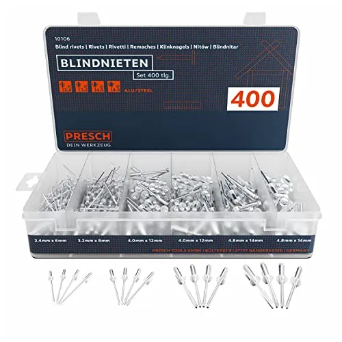 Presch Blindnieten Set 400tlg. von PRESCH