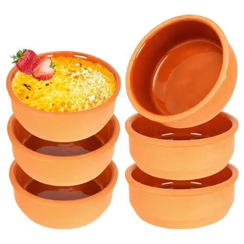 Auflaufform Schale Schüssel Schälchen aus Steinzeug Set 200 ml 6 Stk.