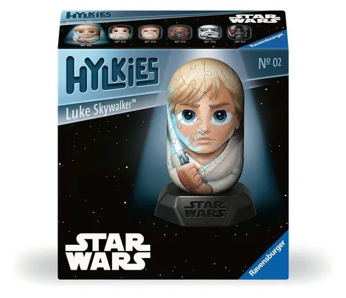 Ravensburger Hylkies - Sammelfigur 02 Luke Skywalker, selbst zusammenbaubar ohne Kleben und ideal für Star Wars Fans