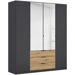Rauch Möbel Kleiderschrank, Grau, Eiche Artisan in grau von Rauch