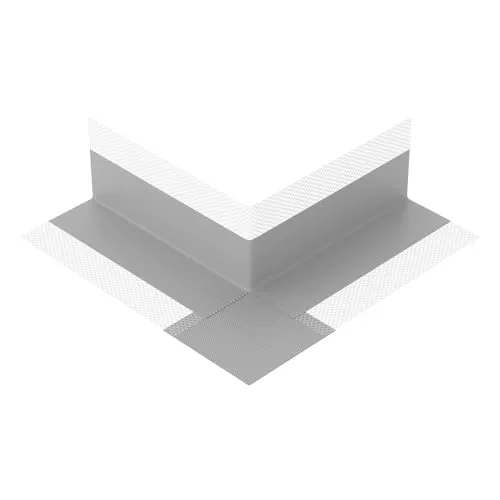 Isolbau Außenecke P2 Grau - 1 Stück - Wasserdichtes Eck-Dichtband für Sanitär, Dusche, Bad, Fliesen, Balkon Eckabdichtung Dichtecke Abdichtung für Innen- & Außenbereich