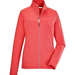 Killtec Fleecejacke in Pink - 44 - Funktionsjacke mit Stehkragen und Kinnschutz, ideal für aktive Outdoor-Aktivitäten. Mit zwei seitlichen Reißverschlusstaschen für zusätzlichen Komfort.