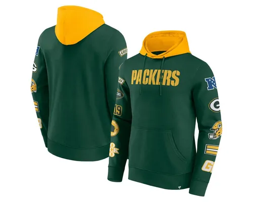 Fanatics Kapuzenpullover Green Bay Packers - Stylischer NFL Hoodie für Fans der Green Bay Packers. Ideal für Public Viewing oder gemütliche Abende zu Hause. Zeige deine Leidenschaft für American Football mit diesem bequemen und trendigen Kapuzenpullover.