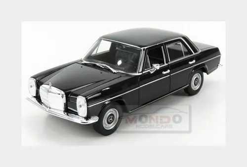1:24 WELLY Mercedes Benz 220D (W115) 1968 Schwarz WE24091BK Modellauto - Detailgetreues Modell im Maßstab 1:24, ideal für Sammler und Liebhaber klassischer Fahrzeuge.