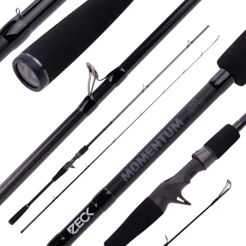 Zeck Momentum Cast 230cm Hechtrute – Baitcastrute für Raubfischangeln - Angelruten – Hochwertige Baitcasting-Rute mit einer Länge von 2,30m und einem Ködergewicht von 20-70g, ideal für gezieltes Hechtangeln.