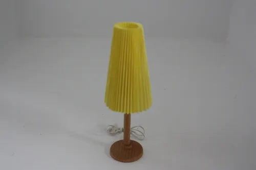 Kahlert Stehlampe Holz Plisseschirm Höhe:125mm 10203 von Kahlert