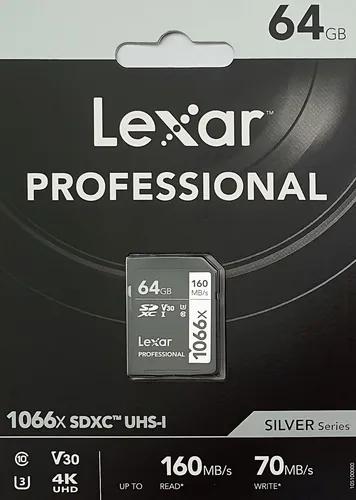 Lexar Professional 1066x SDXC UHS-I Karte SILVER Serie 64GB 128GB 256GB 512GB