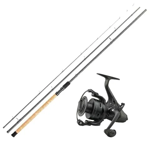 Feedercombo Sensomax Method Feeder 3,90m + Quick Runshift 5000FS Rolle - Angelset für Feeder- und Grundangler, perfekt für Einsteiger und Profis. Hochwertige Rute mit 30-100g Wurfgewicht und zuverlässige Freilaufrolle für optimale Performance.