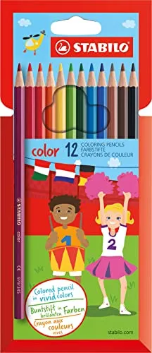 STABILO - Buntstift - color - 12er Pack - mit 12 verschiedenen Farben