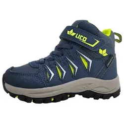 Lico Sines VS Kinderschuhe Stiefel Klettschuh Blau - Wanderschuhe für aktive Kinder, strapazierfähig und atmungsaktiv mit Comfortex-Klimamembrane, ideal für Abenteuer in der Natur.