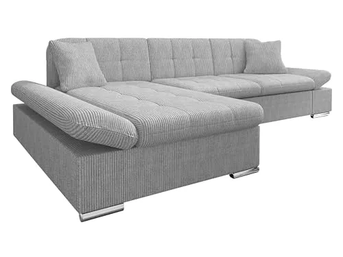 MIRJAN24 Ecksofa Malwi Cord mit Schlaffunktion von Mirjan24
