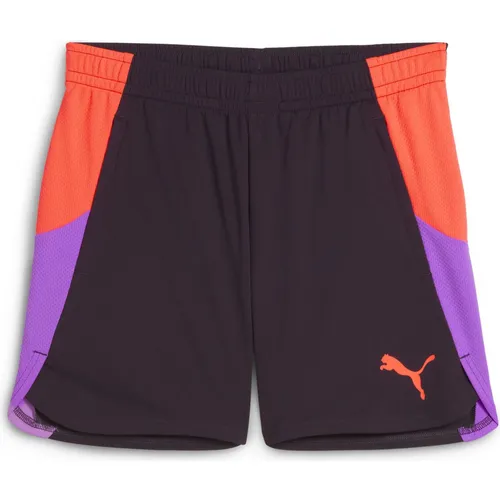 PUMA Damen individualBLAZE Shorts - Gestrickte Shorts in Midnight Plum, Größe S - Sportliche Fitnessbekleidung aus atmungsaktivem Material für höchsten Tragekomfort beim Training.