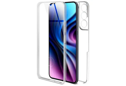 ONEFLOW Handyhülle für Samsung Galaxy S22 Plus Hülle Komplett Schutz Touch Case 6,55 Zoll, 360 Grad Schutzhülle Transparent Rundumschutz Durchsichtig Beidseitig