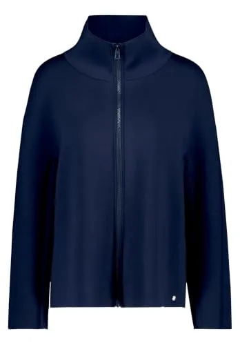 Betty & Co Damen Casual-Jacke mit Stehkragen Dunkelblau,44
