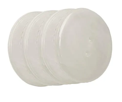 Iloda® 6x Mikrowellenabdeckhaube Kunststoff 26 cm, Abdeckhaube Mikrowelle, Mikrowellenhaube, Tellerglocke, Tellerhaube, Mikrowellen-Deckel