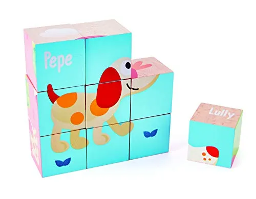 Hape E0452 Pepe und Friends Blockpuzzle