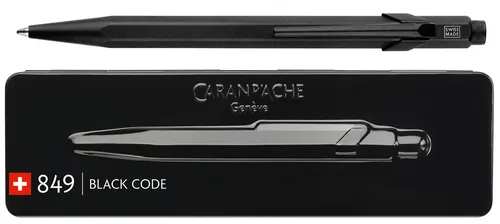 Caran Kugelschreiber d'Ache 849 Black Code von Caran d'Ache