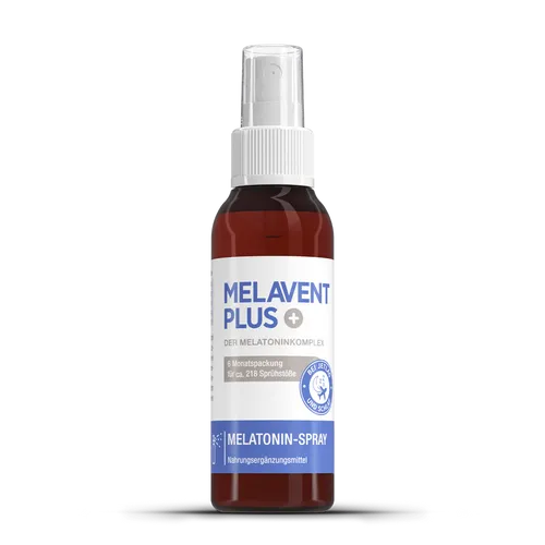 Cellavent Healthcare Der Melatoninkomplex - Melatonin-Spray mit Pflanzen-Extrakten - Melavent PLUS 30 ml / 6 Monate 46316018958603