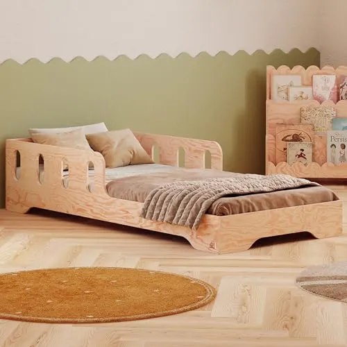 smartwood Kinderbett 70x140 cm in braun von Smartwool