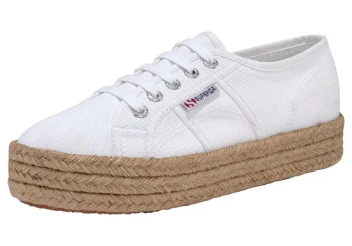 Superga COTROPW Plateausneaker - Sneaker mit klassischem Canvas-Obermaterial, sportlich und bequem für den Alltag. Der Plateauabsatz sorgt für zusätzlichen Komfort und Stil.