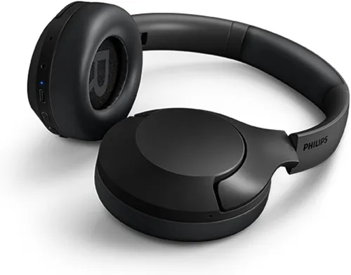 Philips Audio TAH8506BK - Kabellose Over Ear Kopfhörer mit Noise Cancelling Pro, 60 Std. Akkulaufzeit und herausragendem Klangdesign in Schwarz