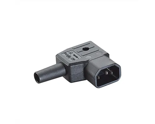 Bachmann Kaltgerätestecker Typ 747 70C Stromadapter, Winkelstecker, 915.172